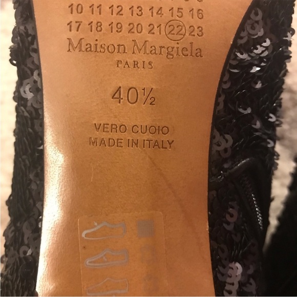 Maison Margiela Sequin Boots NWT - Picture 9 of 11